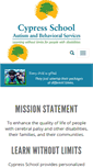 Mobile Screenshot of cypress-school.org